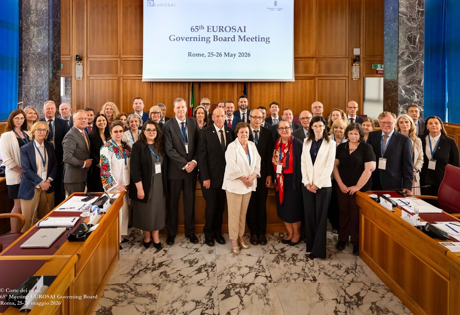 65th EUROSAI GOVERNING BOARD was held in Rome on 25 and 26 May 2026